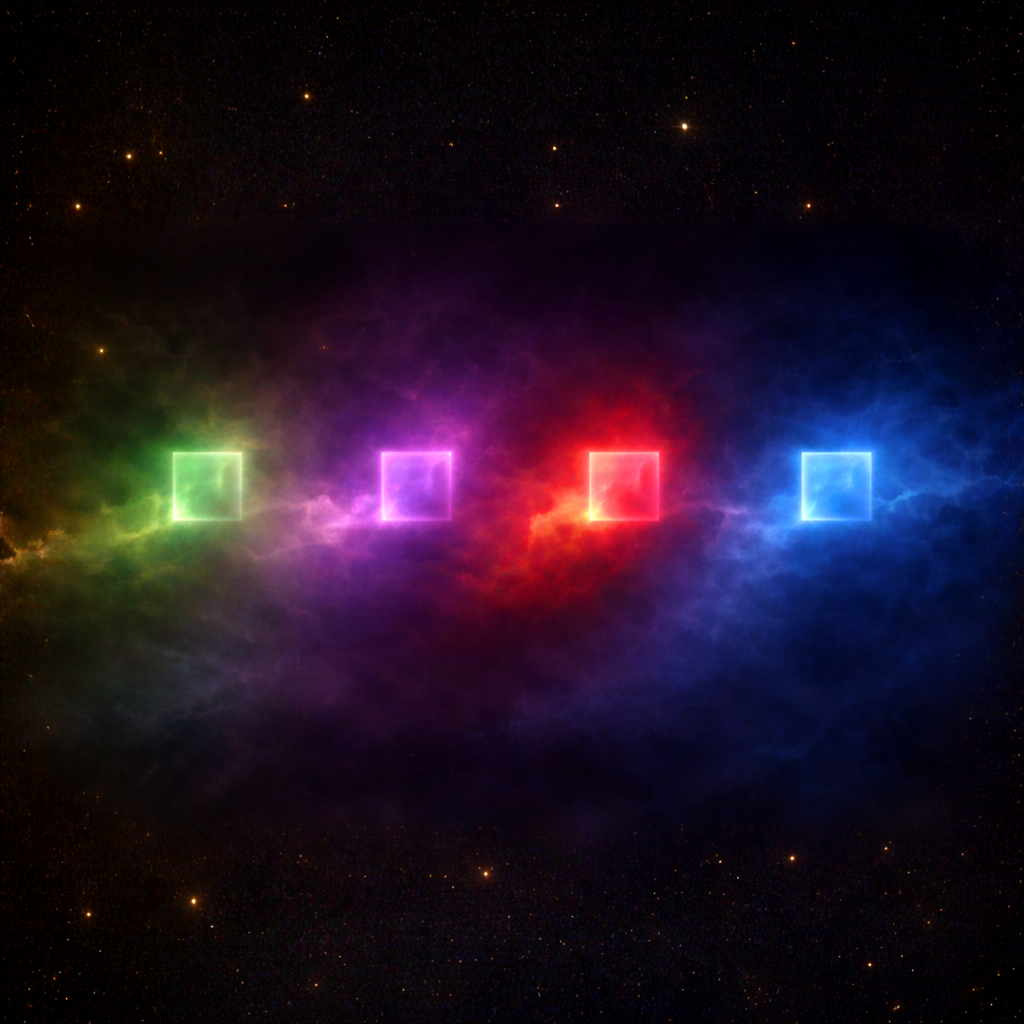 Four territories of perception