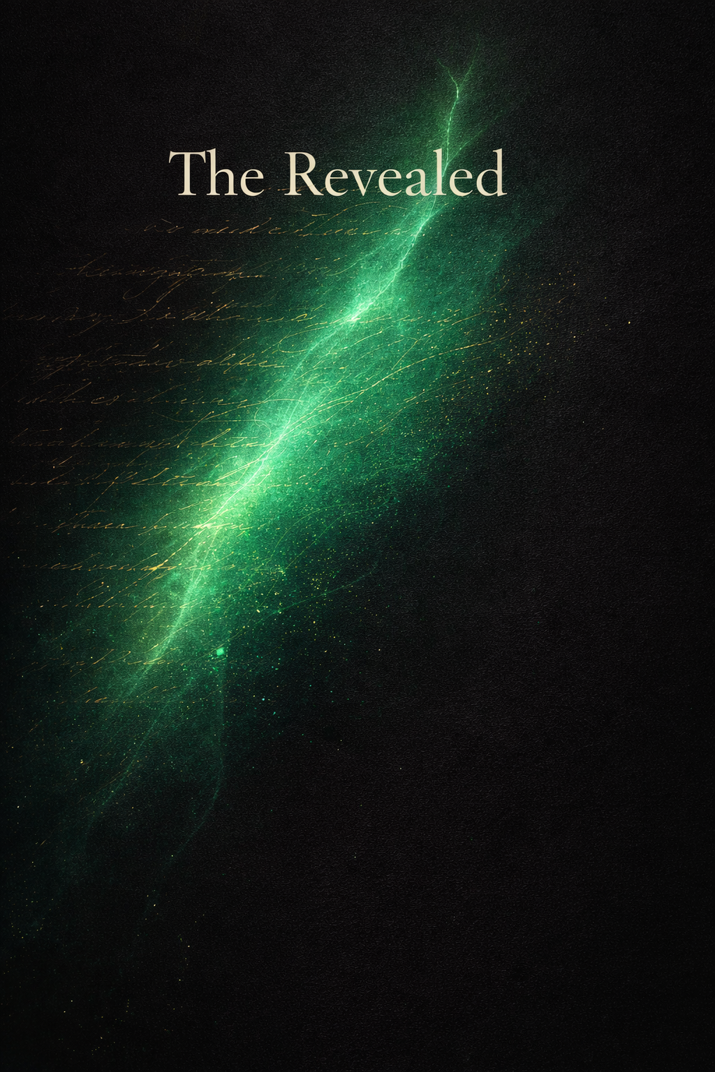 The Revealed cover in green luminous tones